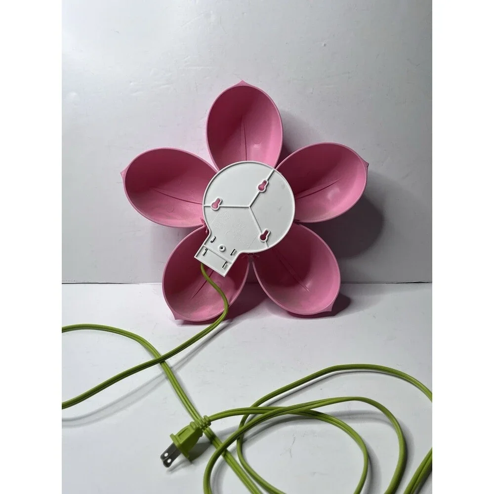 VTG IKEA Smila Blomma Flower Daisy Wall Hanging Sconce Light Lamp Pink 14